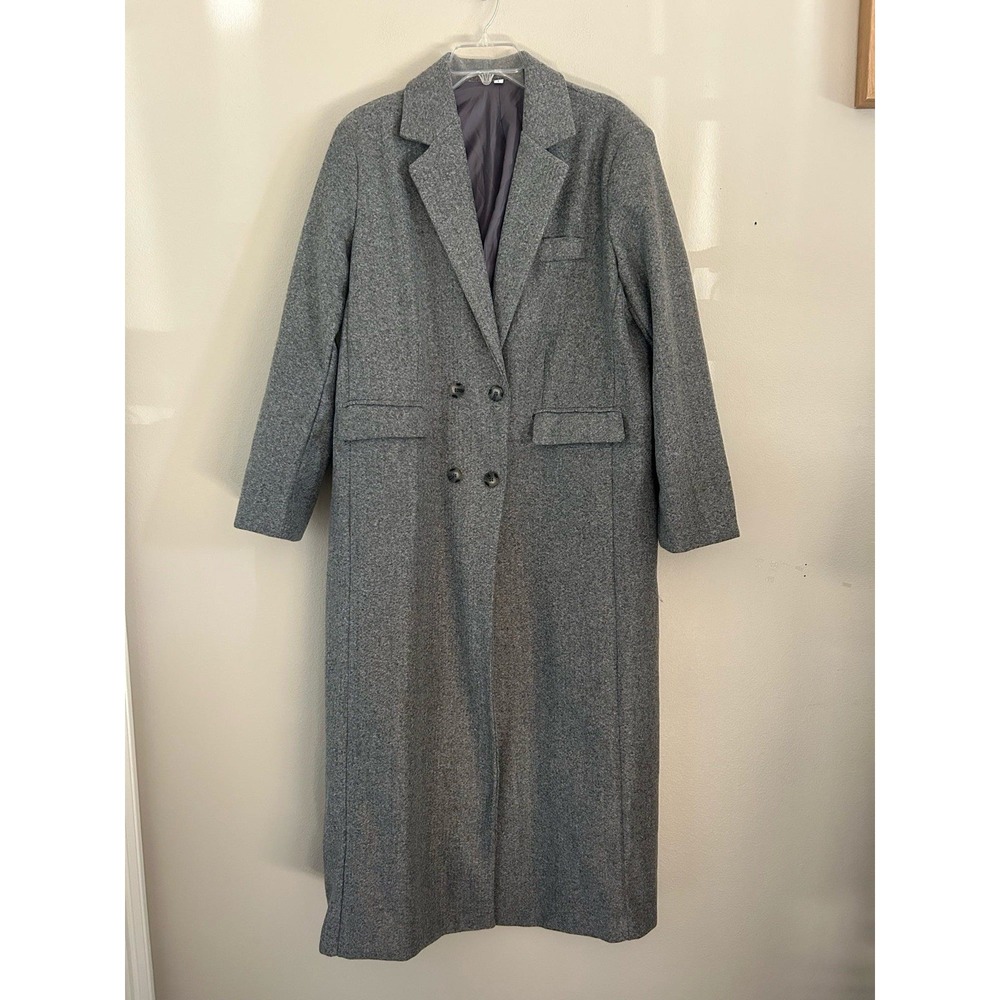Long Grey Overcoat‎ | Tailored Winter Coat | Minimalist Chic Outerwear